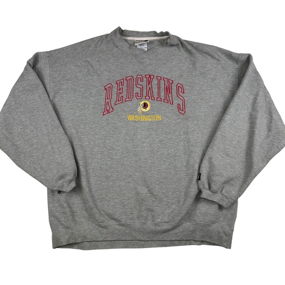 Puma Washington Redskins Sweatshirt Mens 2X NFL Gray Crewneck Vintage 2000s - Picture 1 of 13